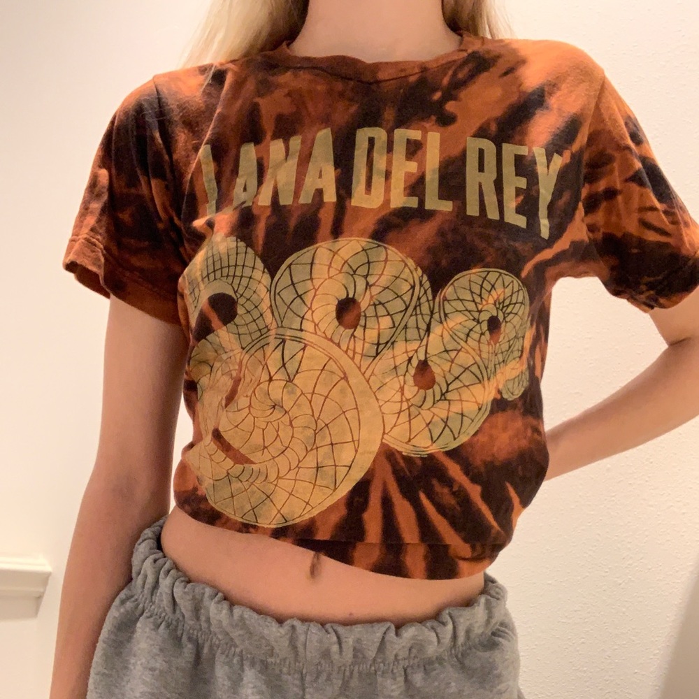 Lana del Rey concert tee tie dye tee